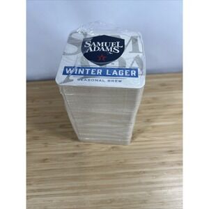 Sam Samuel Adams Beer Coaster Bar Barware Full Sleeve 125 Pcs Boston Lager 2016